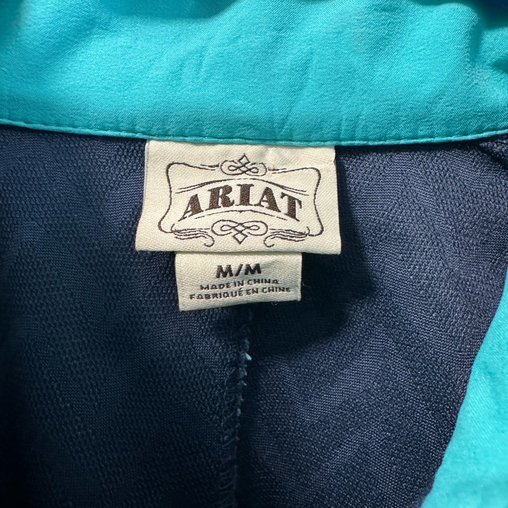 Ariat Turquoise/Navy Softshell Jacket - image 3